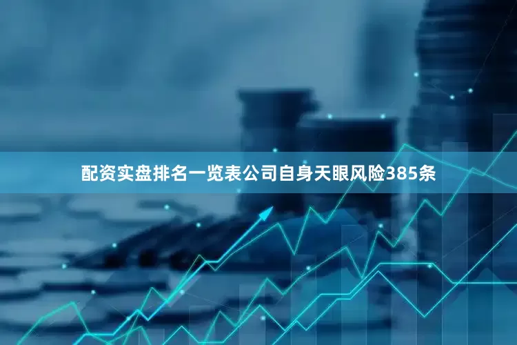 配资实盘排名一览表公司自身天眼风险385条